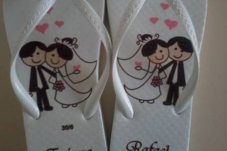 Chinelos personalizados