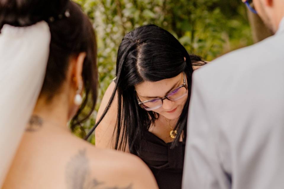 Casamento ao ar livre