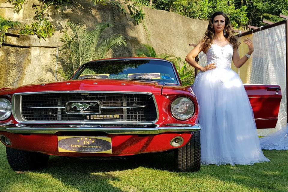 Noiva no Mustang 1967