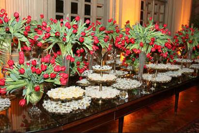 Decoração de mesa de doces