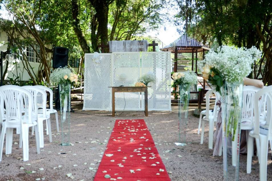 Casamento ao ar livre