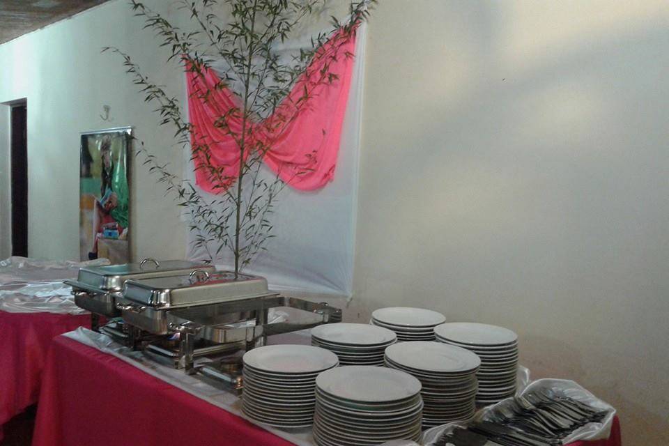 Mesa do buffet