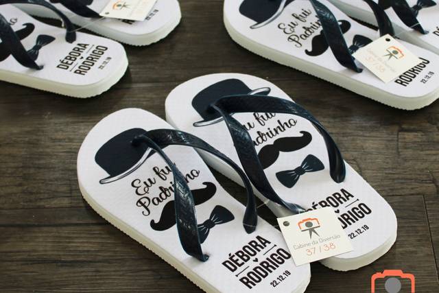Chinelo Personalizado Padrinho