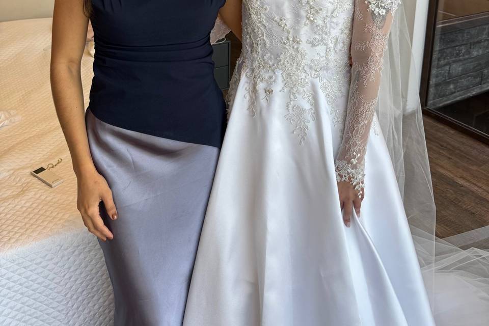 Emily e noiva Tábata