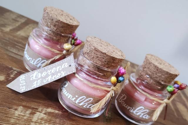 Velas com aroma de Baunilha