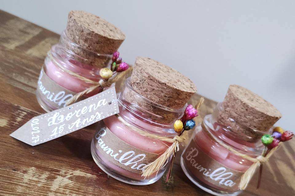 Velas com aroma de Baunilha