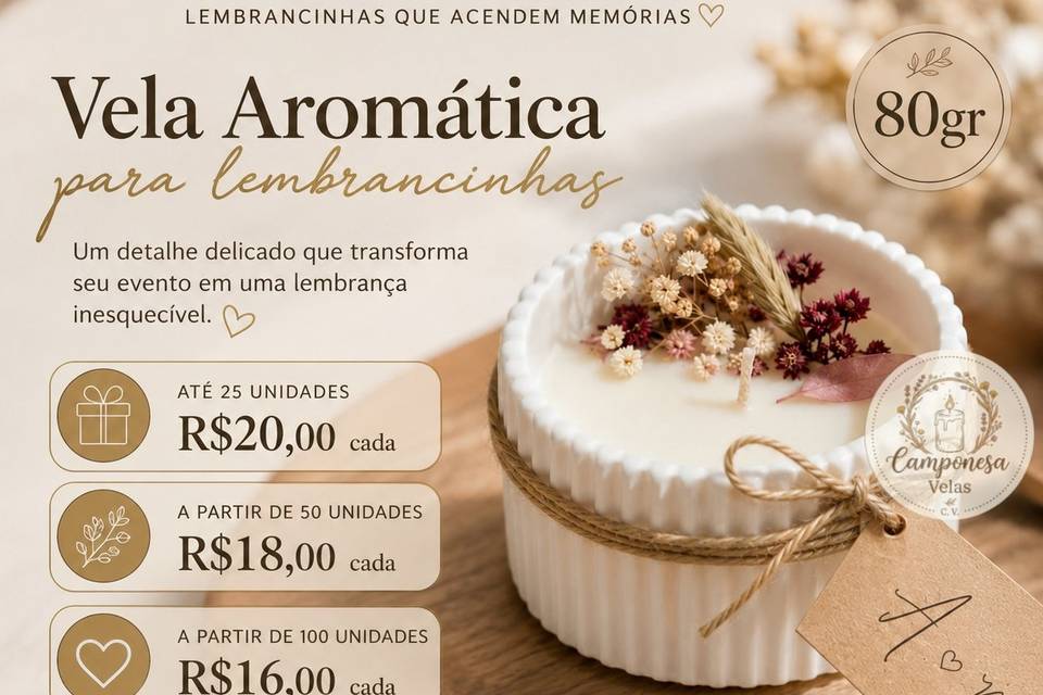 Velas no pote
