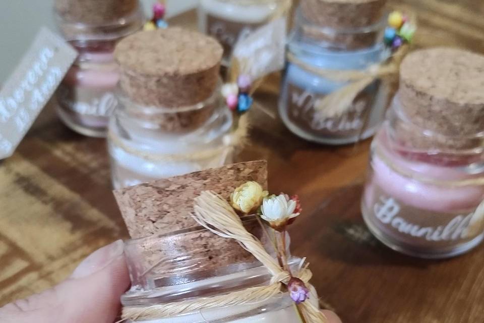 Velas no vidro