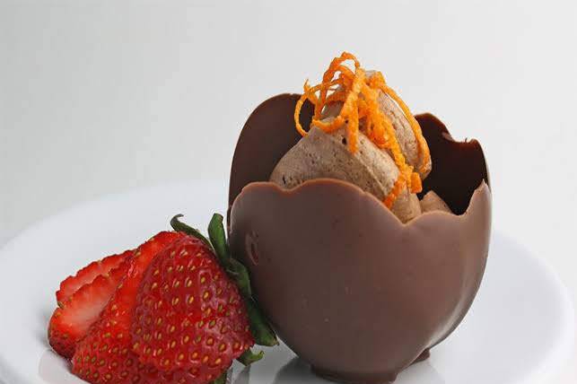Casquinha de chocolate