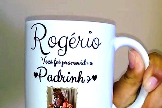 Caneca personalizada padrinho