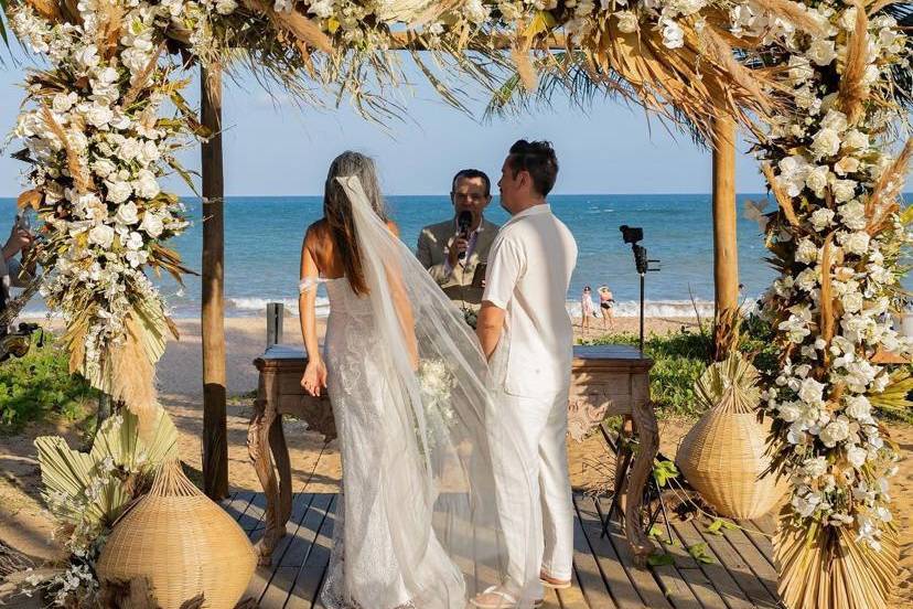 Casamento na praia Bahia