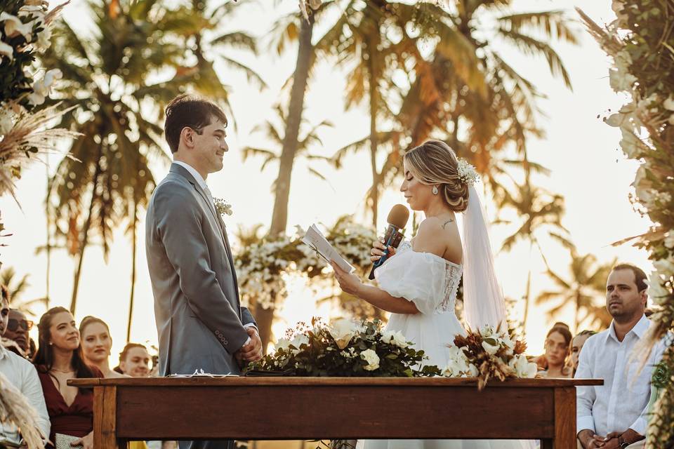 Casamento na praia Bahia