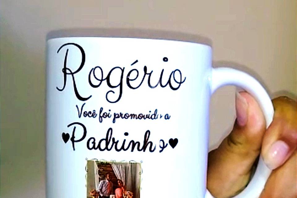 Caneca personalizada padrinho