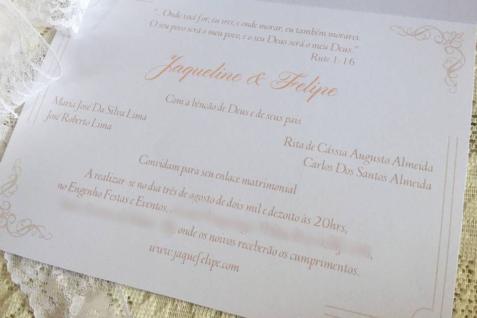 Convite de Casamento 2