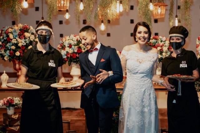 Casamento com Pizzas