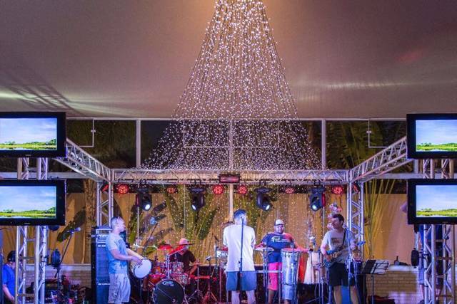 Palco show ao vivo