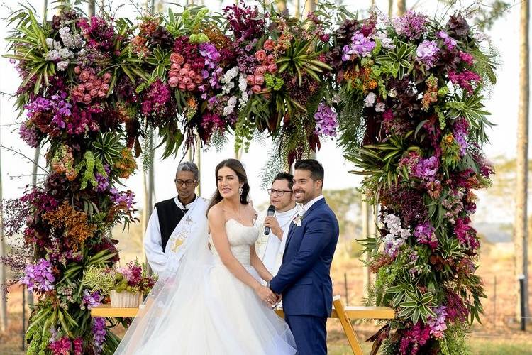 Casamento ao ar livre