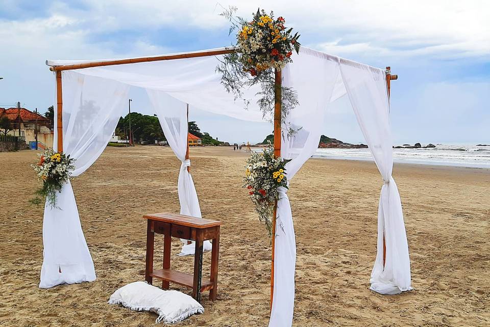 Cerimonia na praia