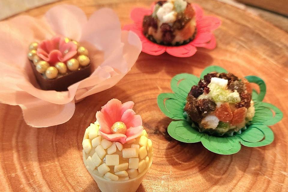 Brigadeiro de frutas cristaliz