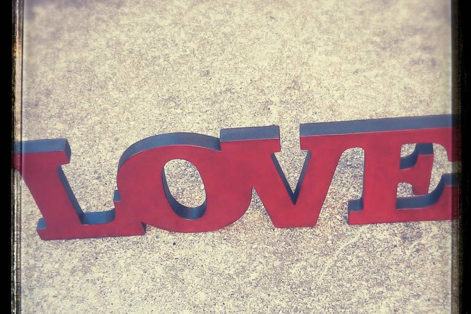 Love decoração