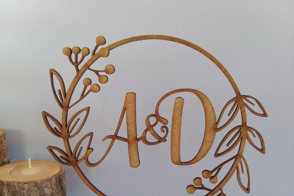 Topo de bolo com base