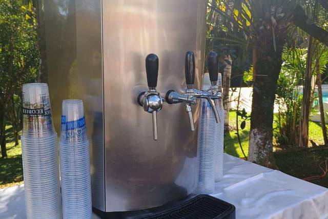 Evento com 3 tipos de chopp