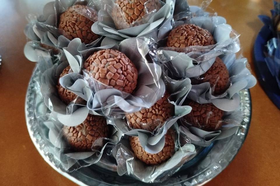 Brigadeiro belga ao leite