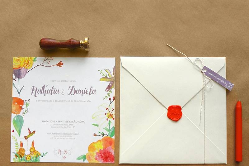 Envelope e convite
