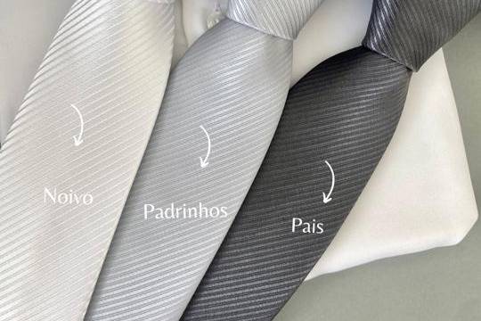 Gravatas para padrinhos, pais
