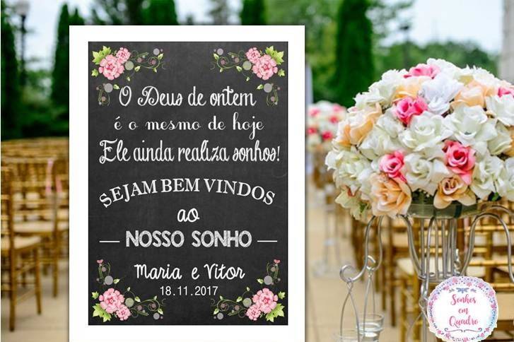 099 - quadro de casamento