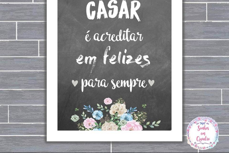 101 - quadro de casamento