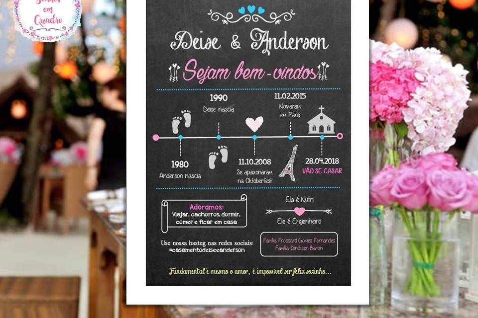 010 - quadro de casamento