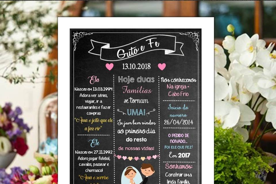 109 - quadro de casamento