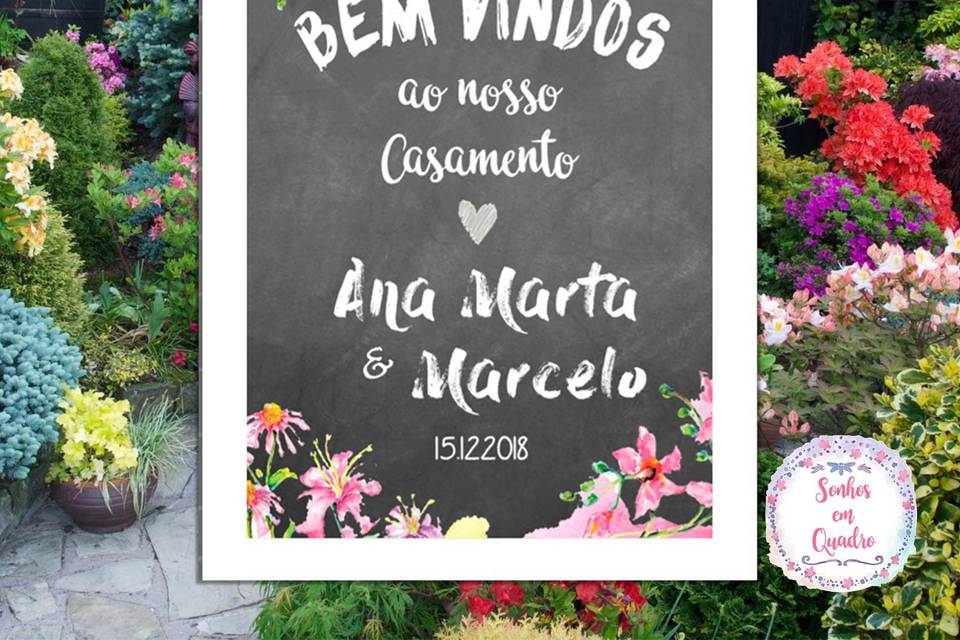 112 - quadro de casamento