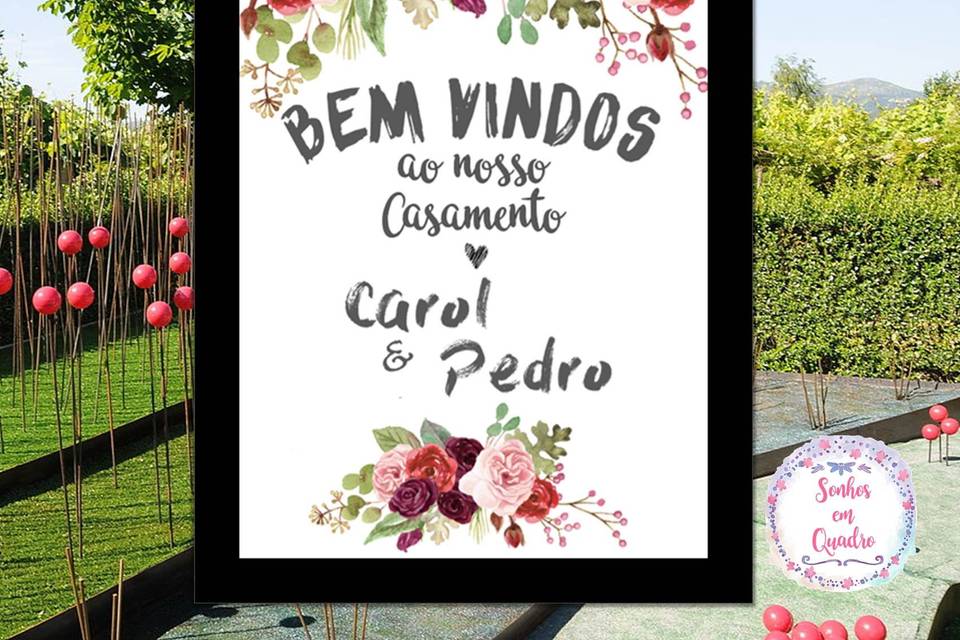 113 - quadro de casamento