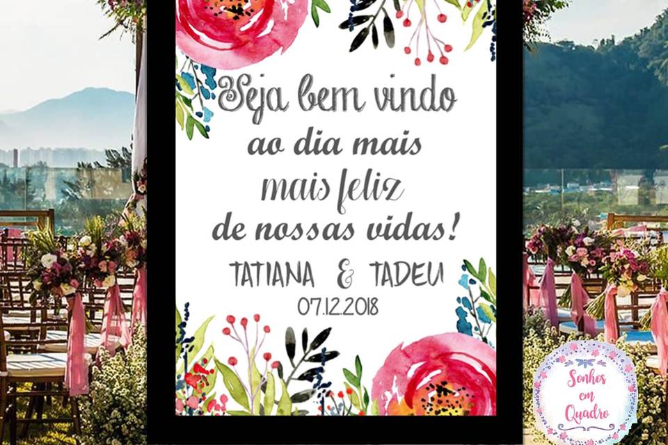 115 - quadro de casamento