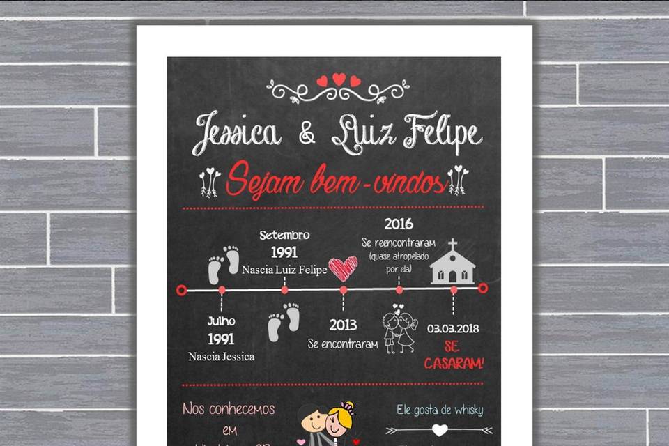 011 - quadro de casamento