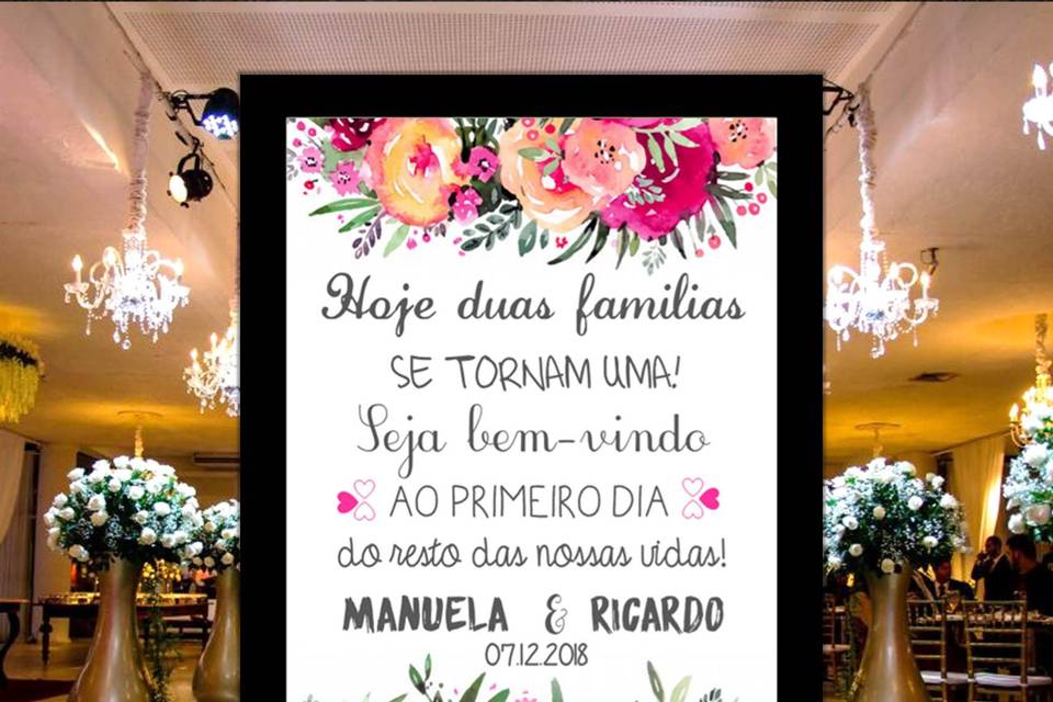 119 - quadro de casamento