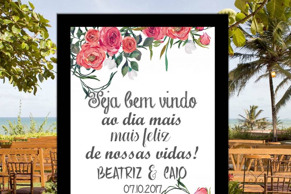 120 - quadro de casamento