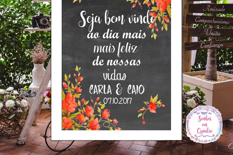 222 - quadro de casamento