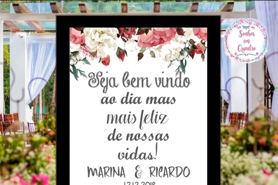 131 - quadro de casamento