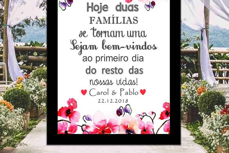 132 - quadro de casamento