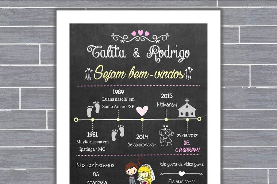 013 - quadro de casamento