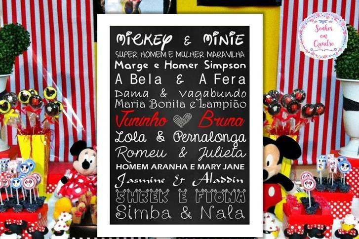 027 - quadro de casamento