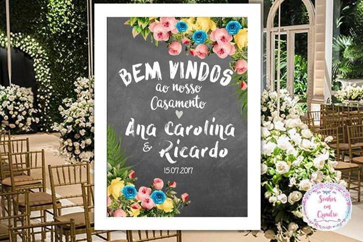 029 - quadro de casamento