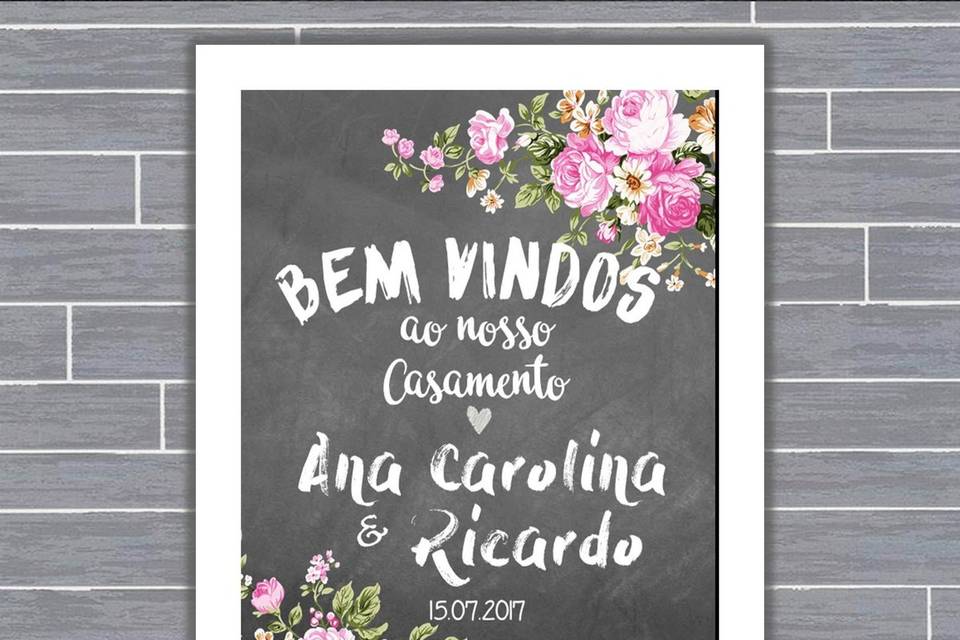 036 - quadro de casamento
