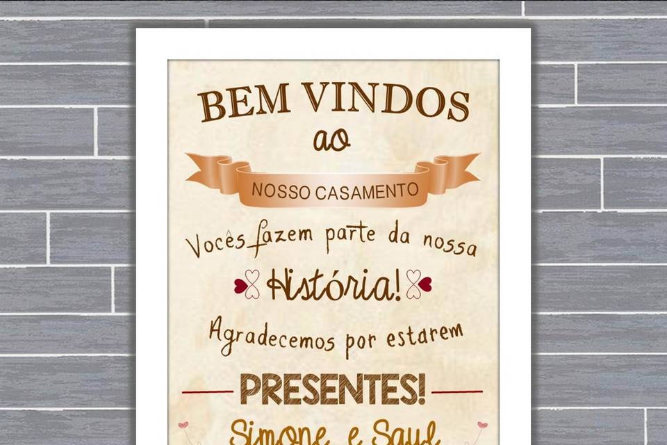 040 - quadro de casamento