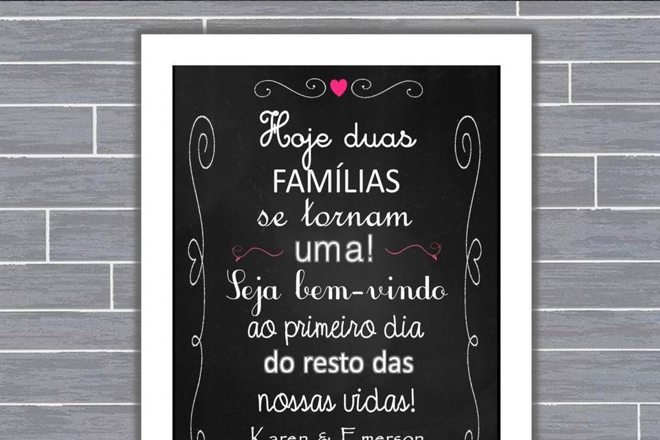 043 - quadro de casamento