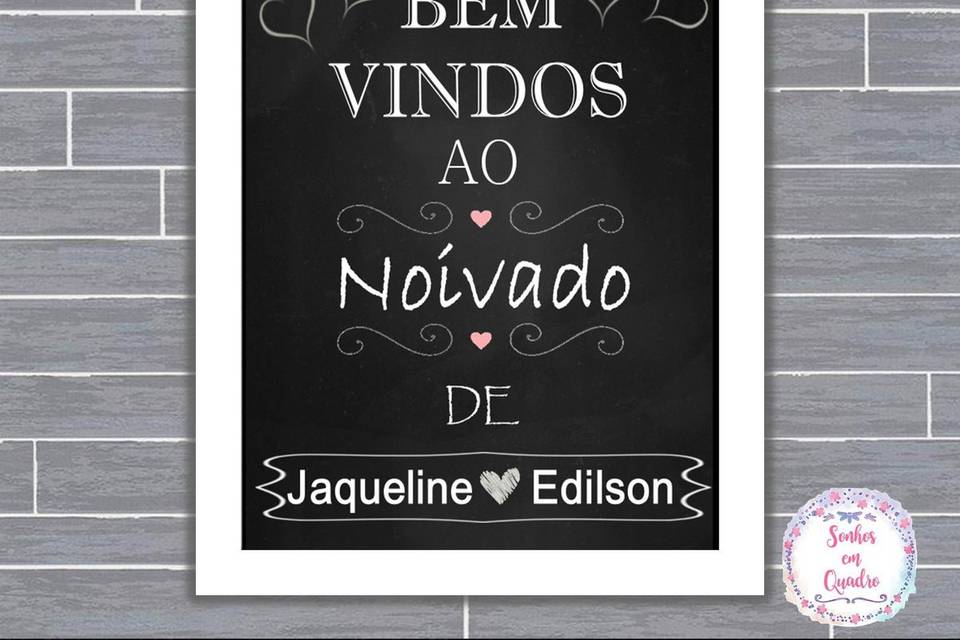 049 - quadro de casamento