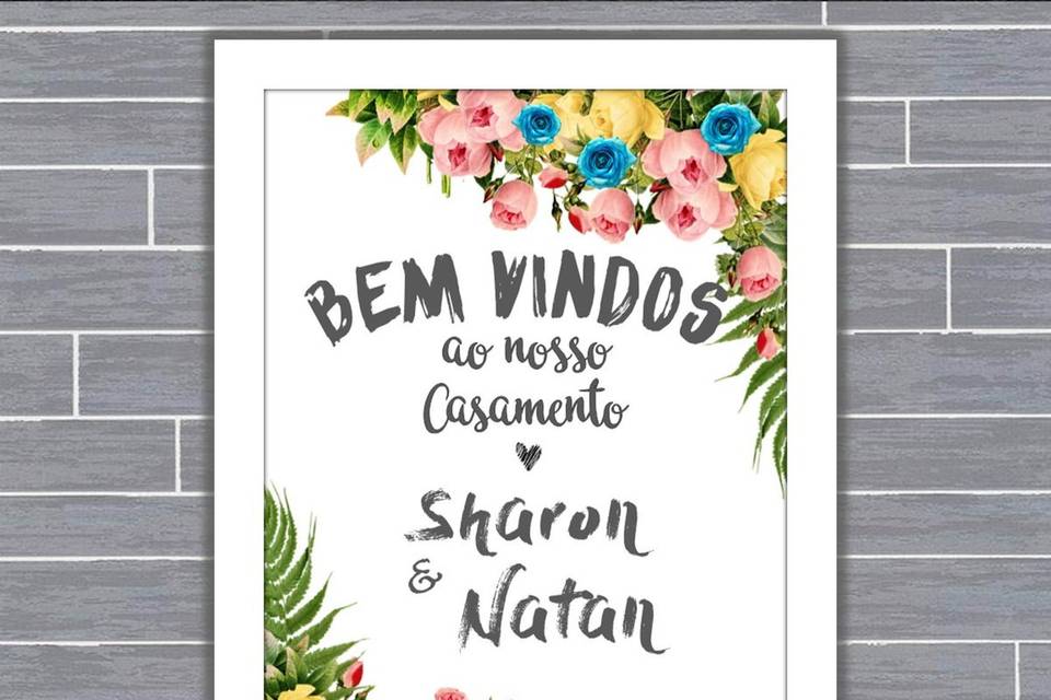 051 - quadro de casamento